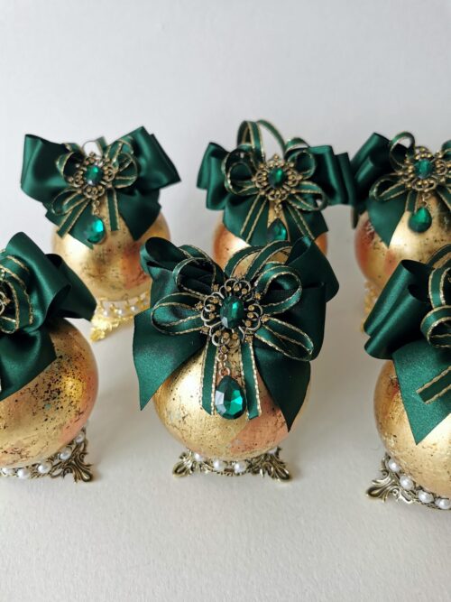 Baroque style Christmas tree balls - Image 3