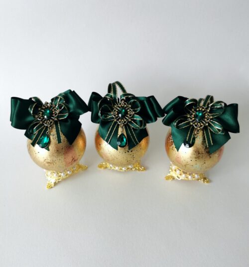 Baroque style Christmas tree balls - Image 2