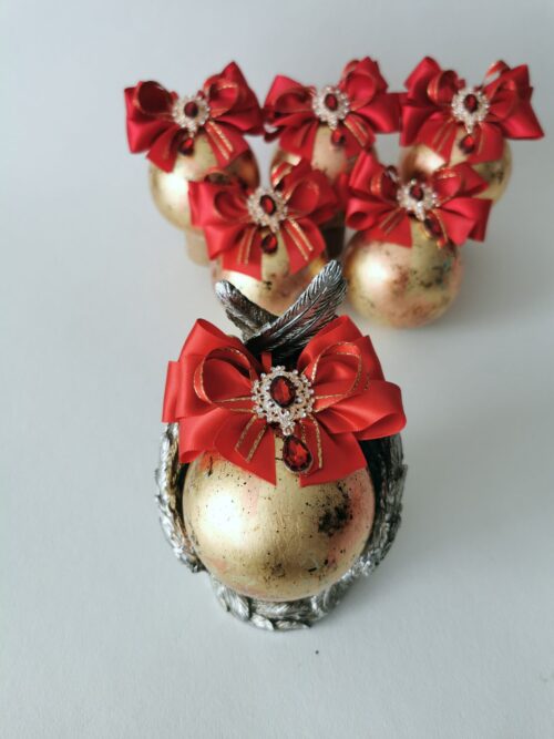 Baroque style  Christmas tree balls - Image 2
