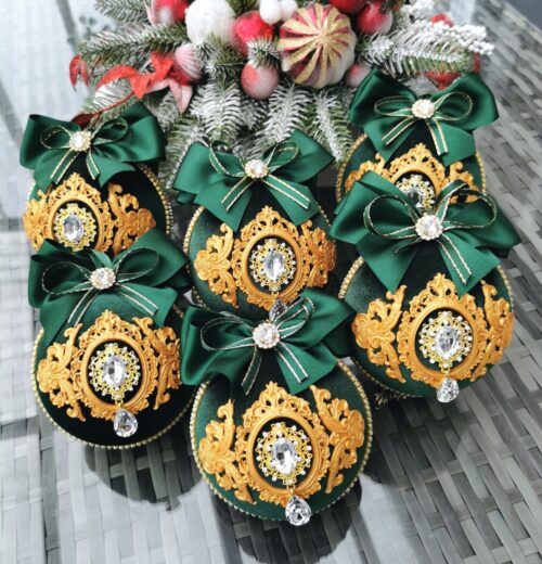 Baroque style Christmas tree ornaments - Image 8