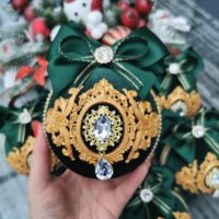 Baroque style Christmas tree ornaments