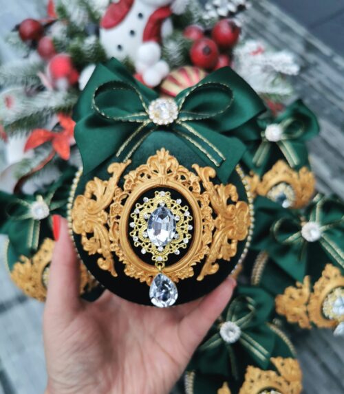 Baroque style Christmas tree ornaments