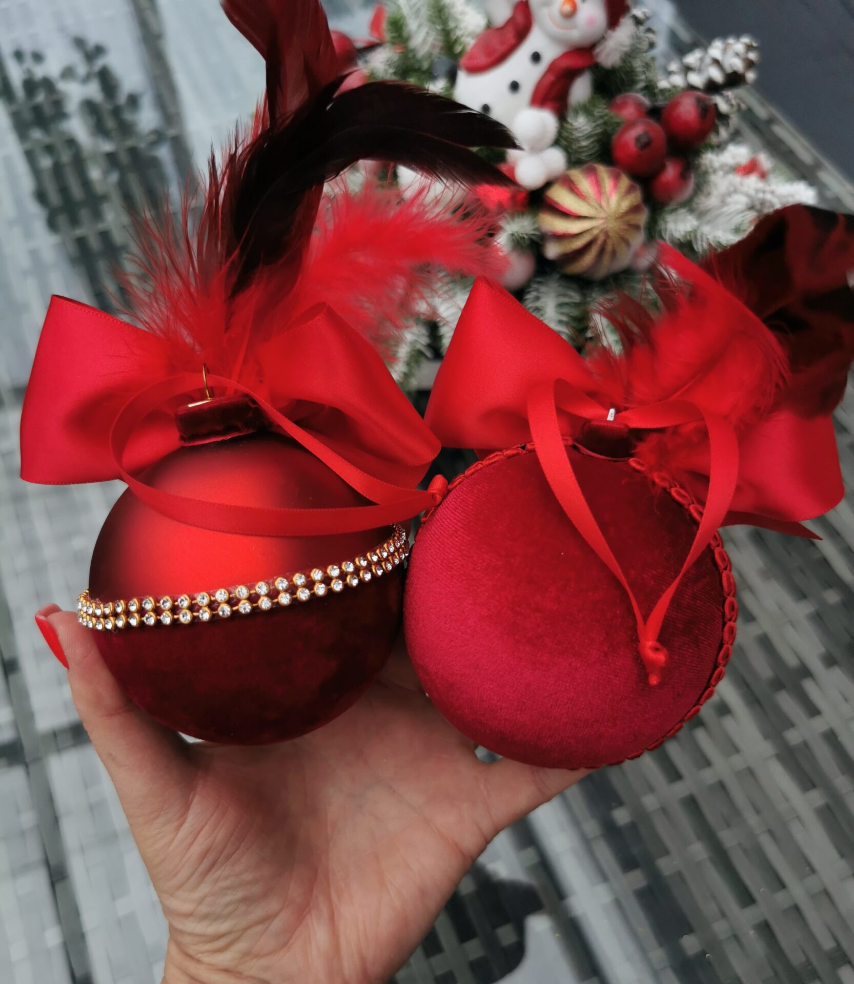 Elegant Victorian style Christmas ornaments - Image 4