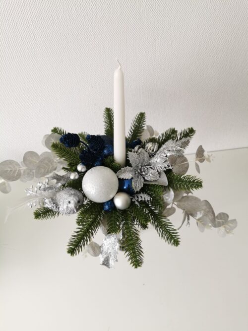 Christmas bouquet with candle - Image 2