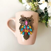 Cup "Owl"/ blush pink