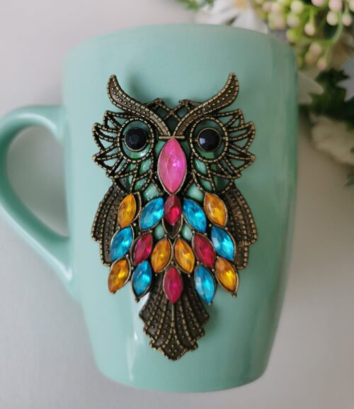 Cup "Owl"/ mint - Image 2