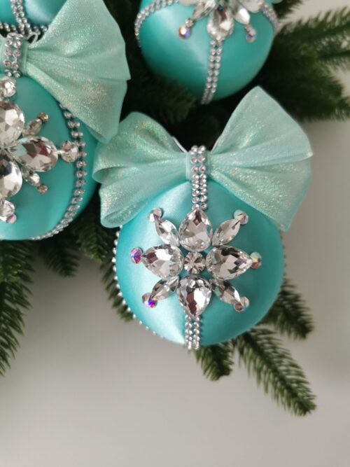 Luxury Christmas ornaments set/mint