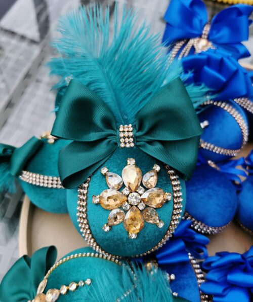 ,, Peacocks" Christmas baubles - Image 14