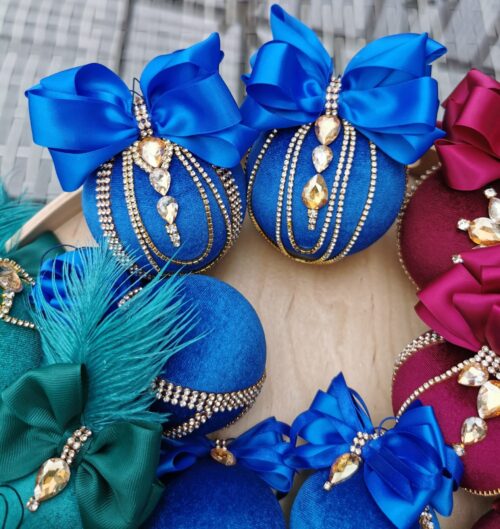 ,, Peacocks" Christmas baubles - Image 12
