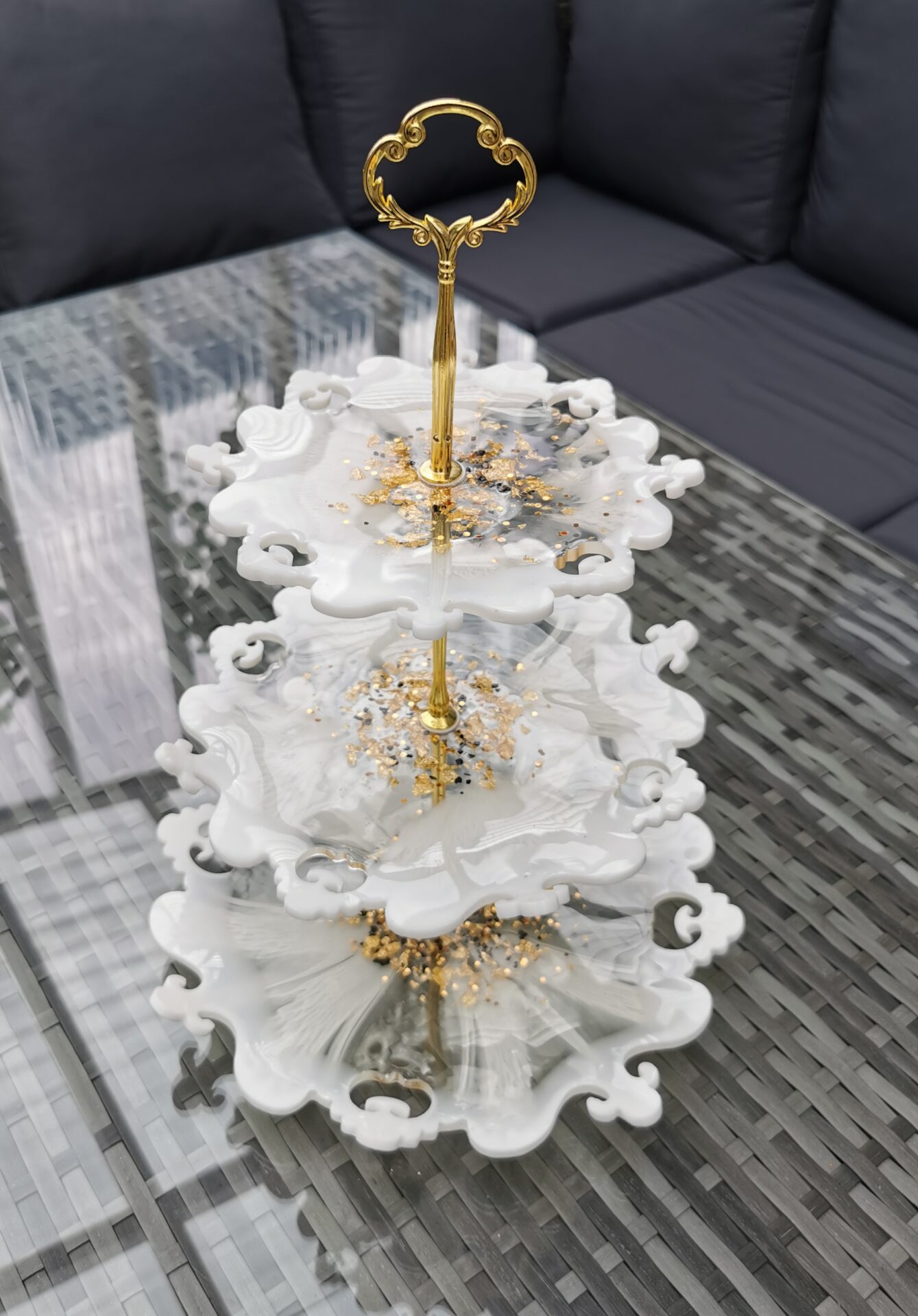 Tree tiered cake stand Diartdecor