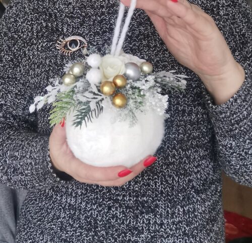 Christmas balls"Snowballs" - Image 6