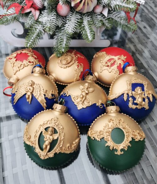 Vintage Christmas ornaments - Image 12
