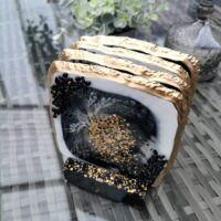 Coasters set with holder