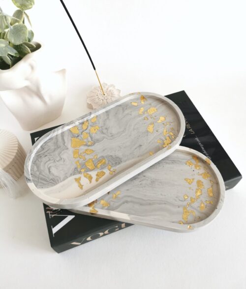 Marble oval tray - Image 2
