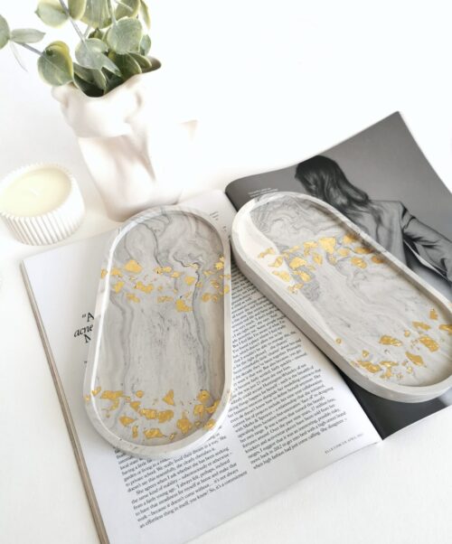 Marble oval tray - Image 3