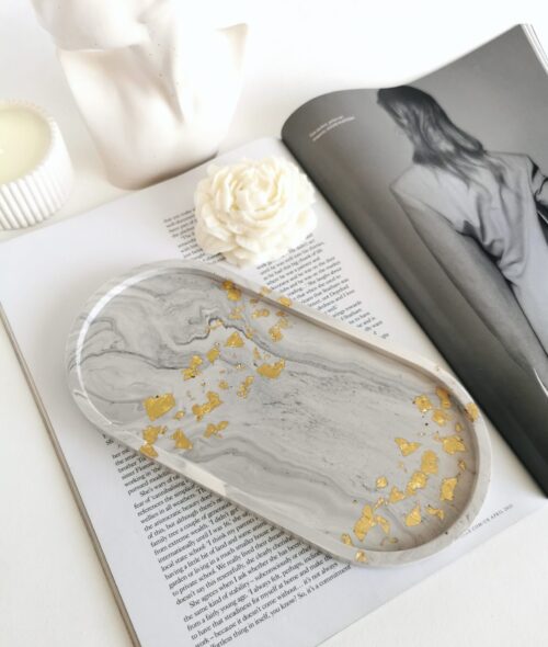 Marble oval tray - Image 6