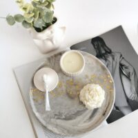 Large round tray