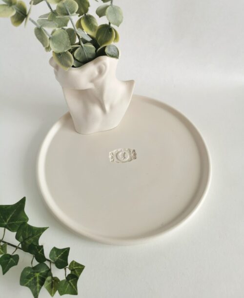 "Camellia" round tray