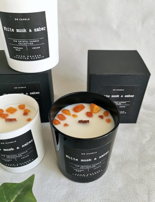 Candle,, White musk & amber" - Image 10