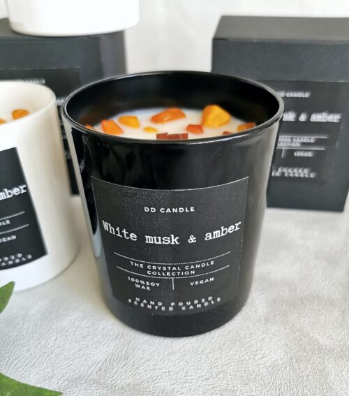 Candle,, White musk & amber" - Image 7