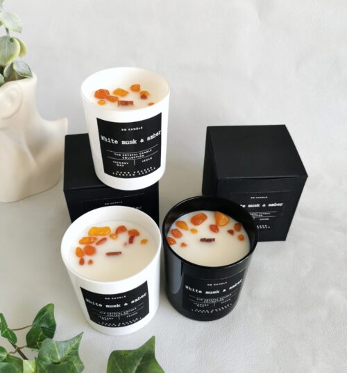 Candle,, White musk & amber" - Image 6