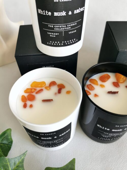 Candle,, White musk & amber" - Image 5