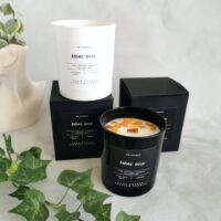 Candle,, Amber noir"