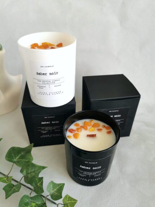 Candle,, Amber noir" - Image 4