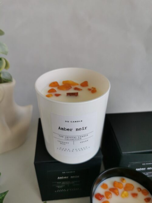 Candle,, Amber noir" - Image 5