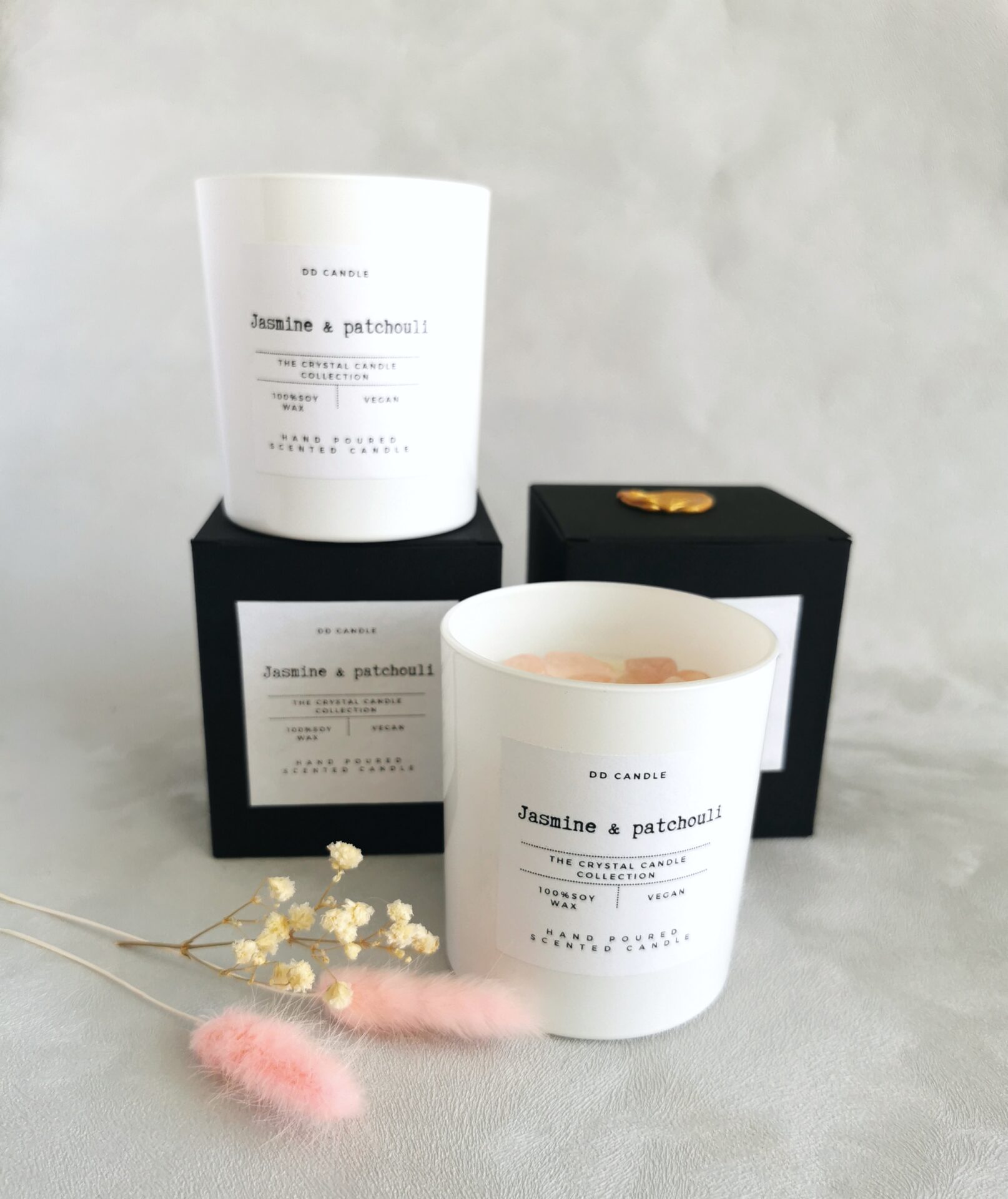 Candle,, Jasmine & patchouli "