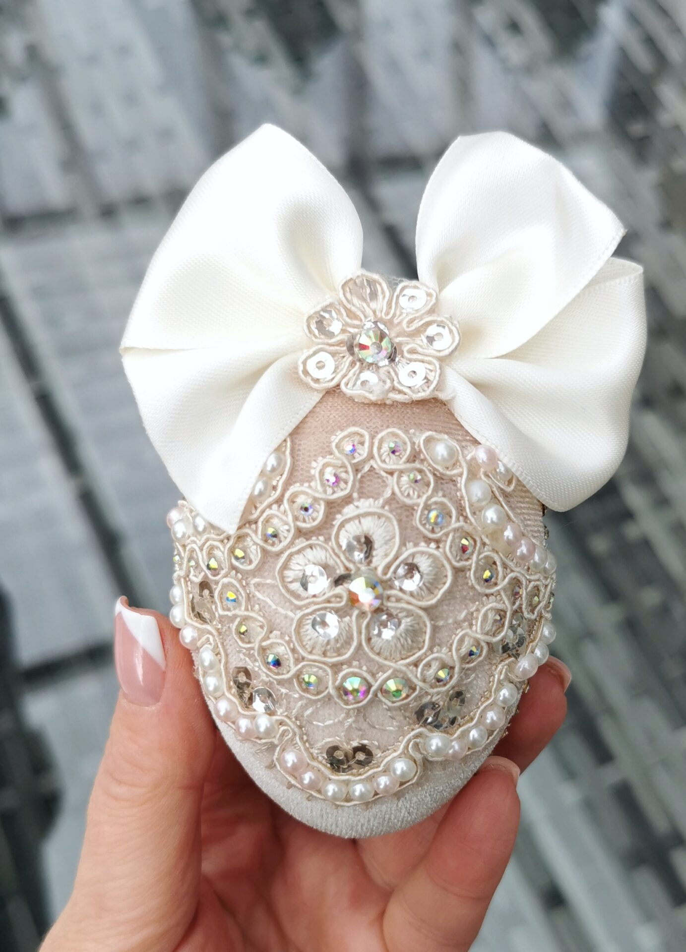 Beige Christmas ornaments set - Image 8