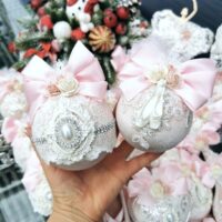 Ballerina Christmas ornaments set