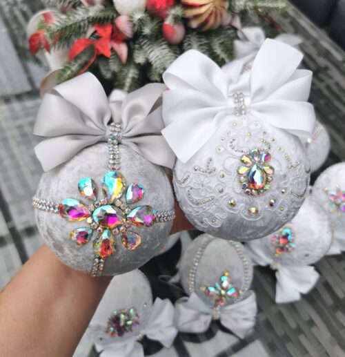 Rhinestone Christmas ornaments - Image 10