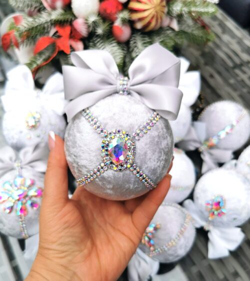 Rhinestone Christmas ornaments - Image 5