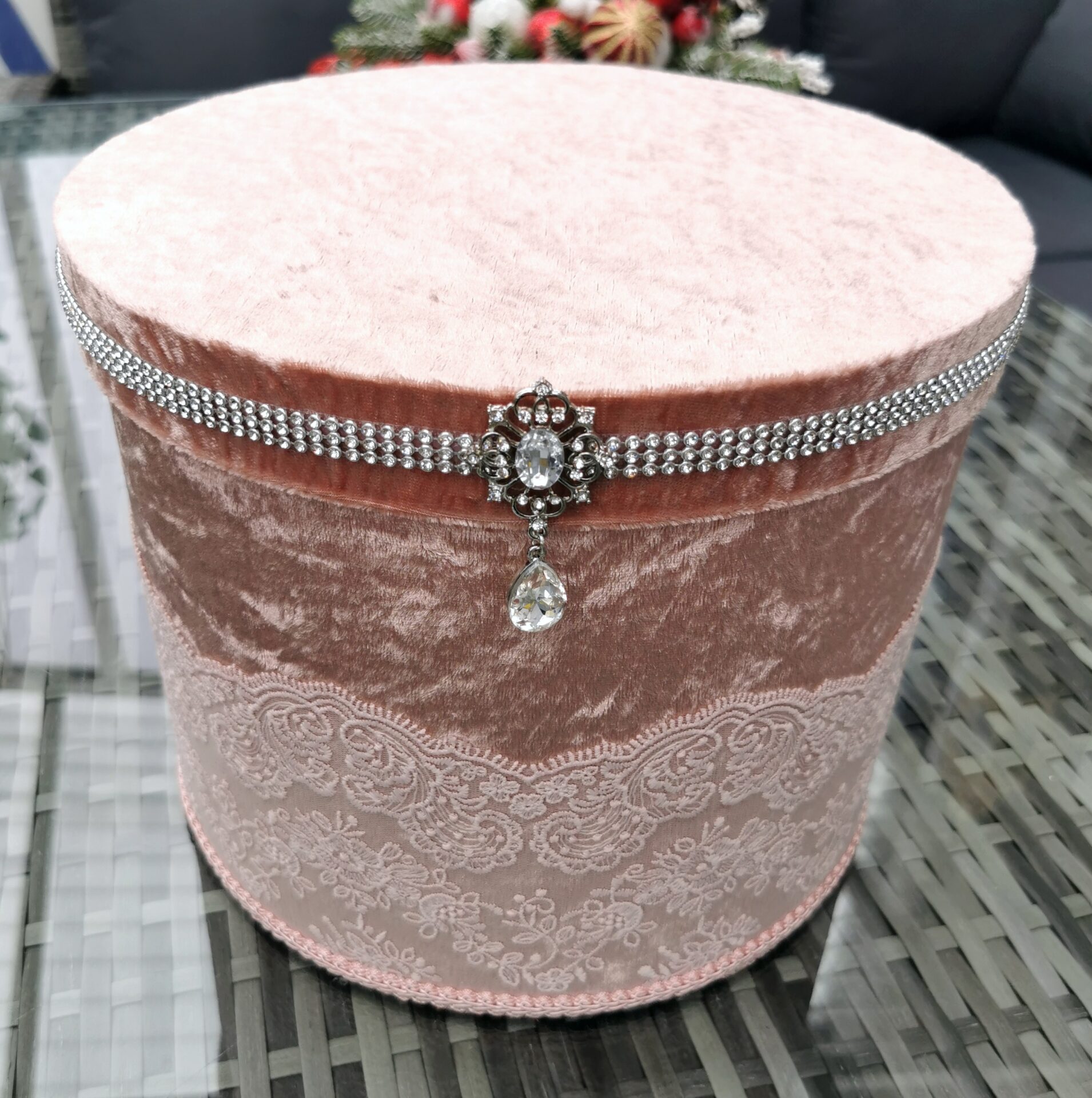 Blush pink Christmas balls set - Image 12