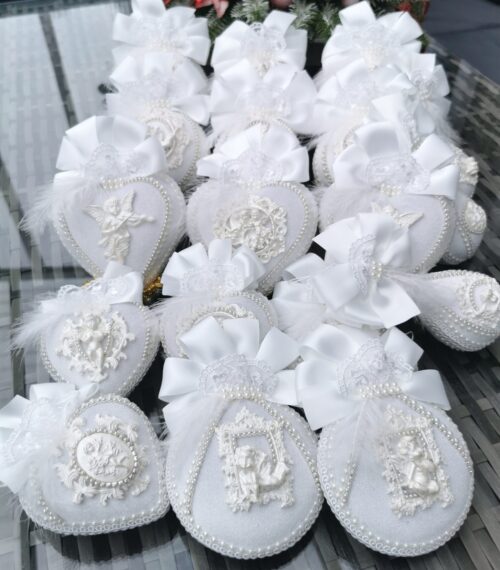 White Angel Christmas ornaments set - Image 2