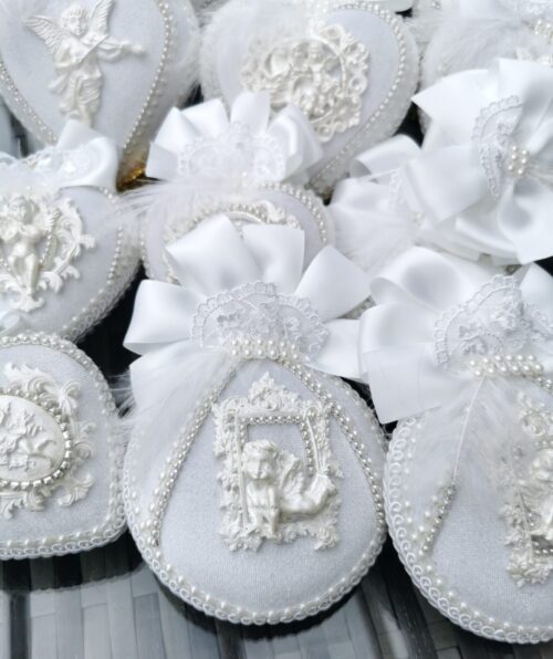 White Angel Christmas ornaments set - Image 3