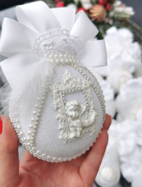 White Angel Christmas ornaments set - Image 7