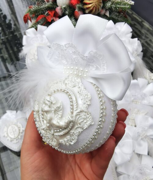 White Angel Christmas ornaments set - Image 12