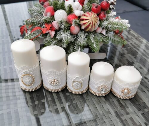 Candle set in box - Image 2