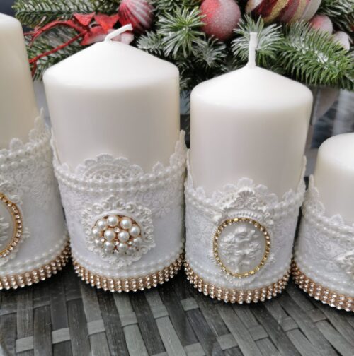 Candle set in box