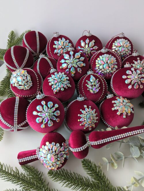 Luxury Christmas tree ornaments with topper - Image 12