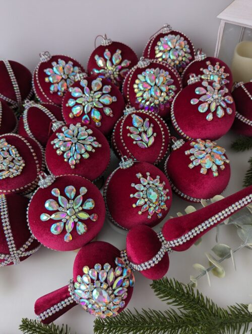 Luxury Christmas tree ornaments with topper - Image 10