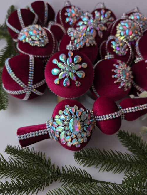 Luxury Christmas tree ornaments with topper - Image 13