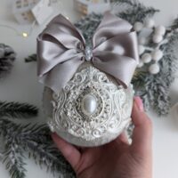 Christmas ball of  light coffee