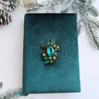 Velvet notebook/diary journal